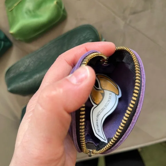 Lot of 5 Portland Leather Goods Accessories in Blues, Greens, Purple - Picture 11 of 13